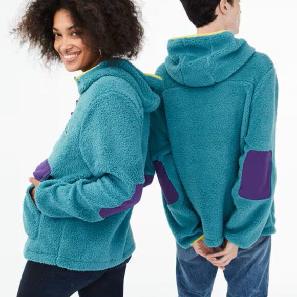 Aero One Unity Quarter Zip Sherpa Jacket Sz L - Picture 5 of 6